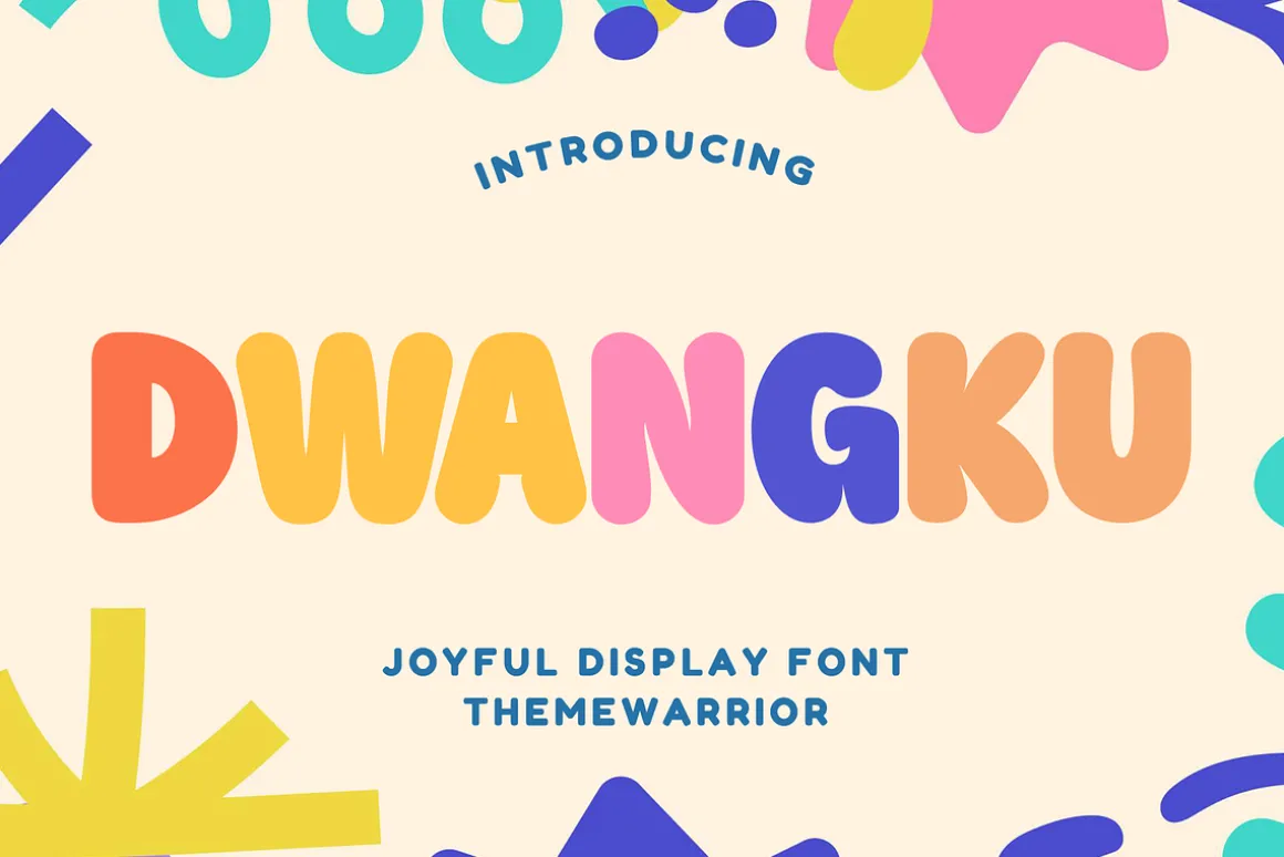 Dwangku - Joyful Display Font