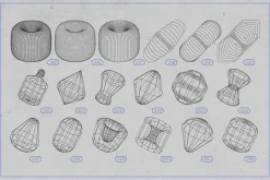3D Wireframe Shapes | set 5