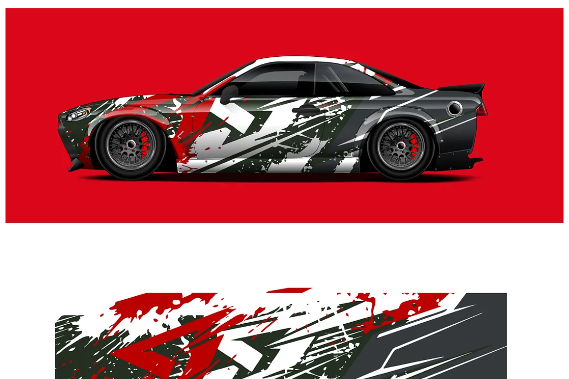 Dynamic Car Wrap Design