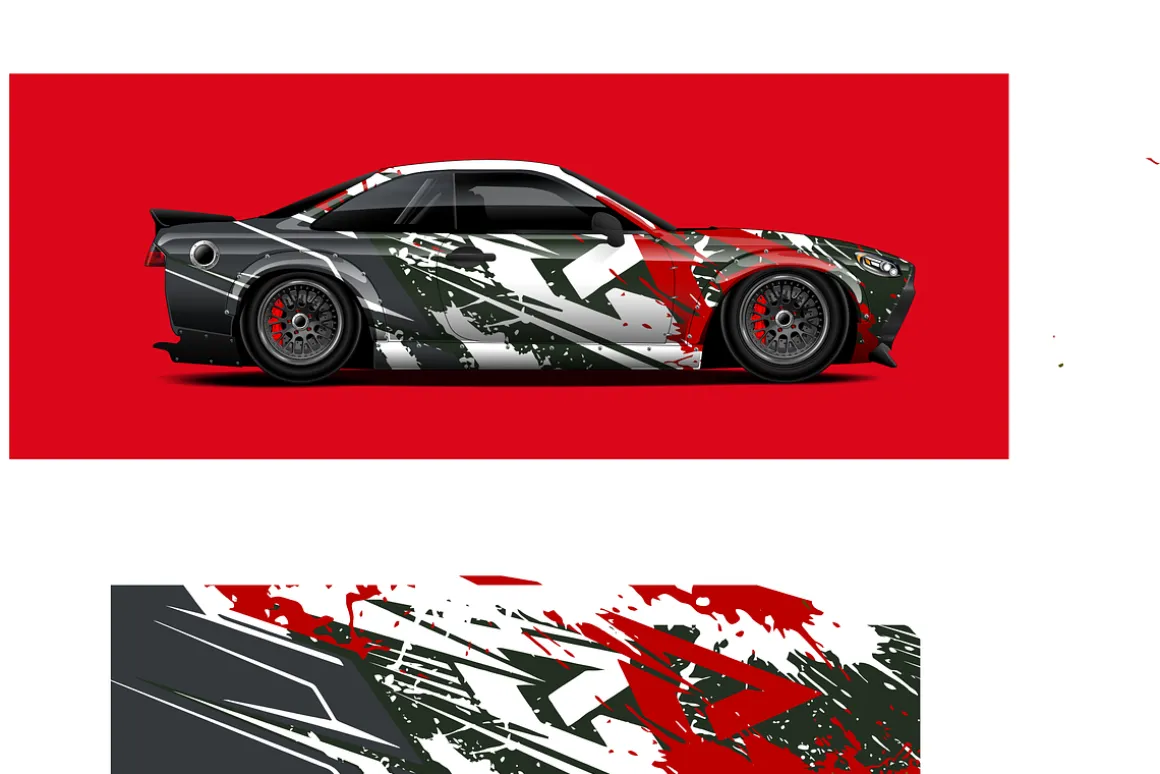 Dynamic Car Wrap Design