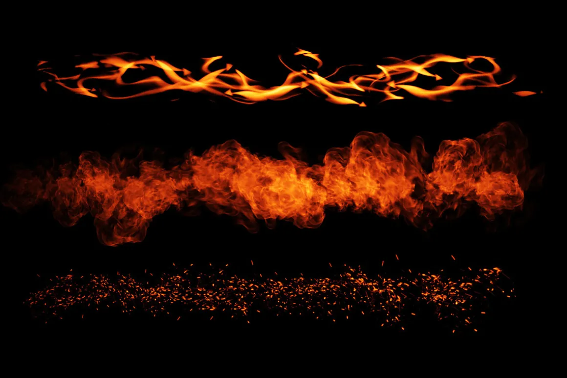 Dynamic Fire FX brush set