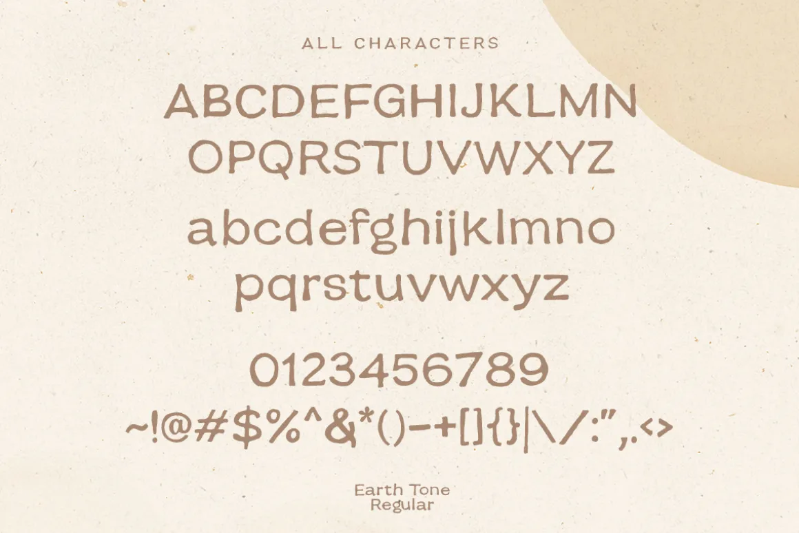 Earth Tone - Organic Sans Family