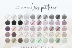Earthy Textured Watercolor PS Styles