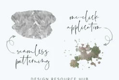 Earthy Textured Watercolor PS Styles