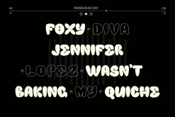 Eartune Display Typeface