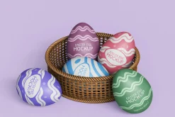 Easter Eggs Mockup