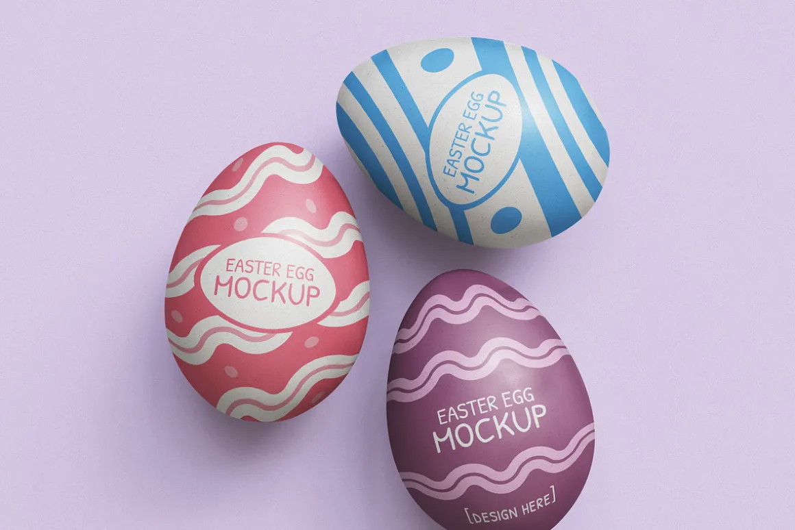 Easter Eggs Mockup