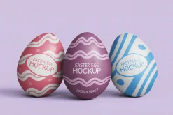 Easter Eggs Mockup