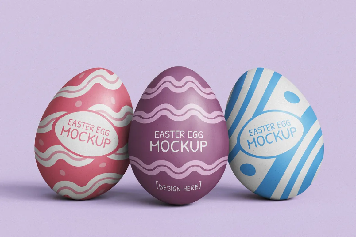 Easter Eggs Mockup