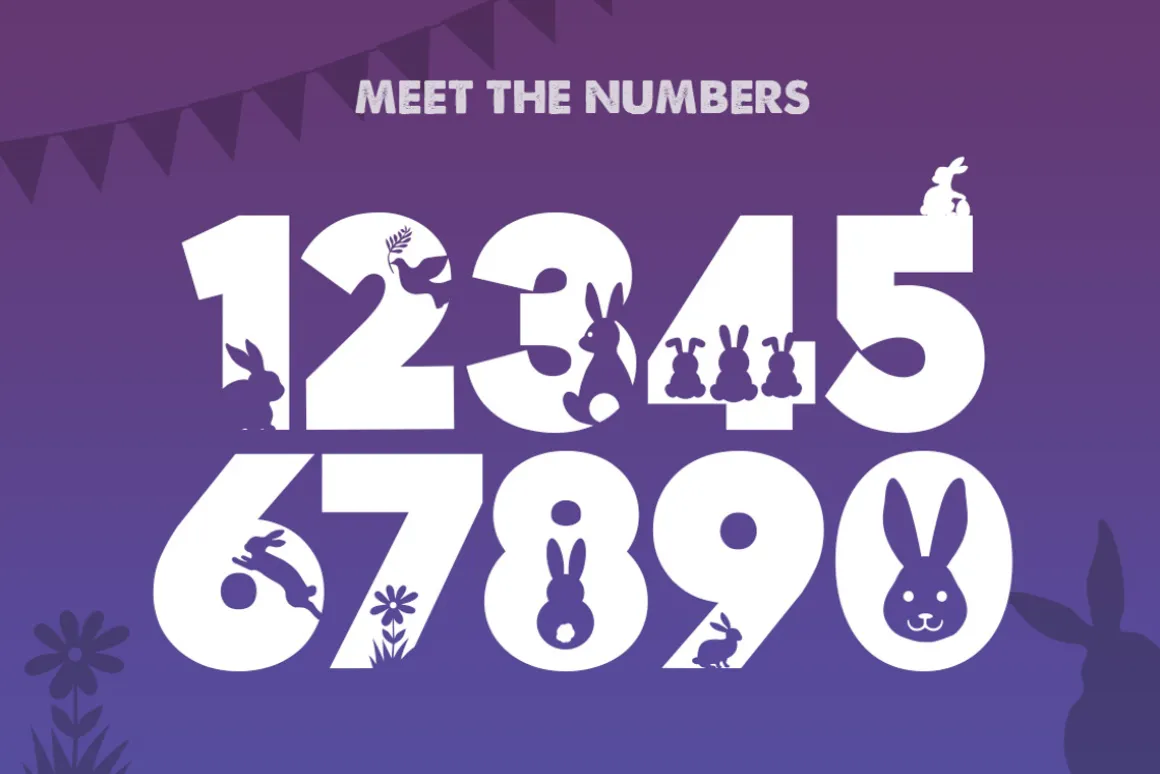 Easter Silhouette Font