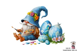 Easter Gnome Clipart PNG Bundle