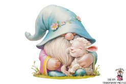 Easter Gnome Clipart PNG Bundle