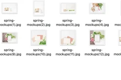 Easter Mockups (9+ Styled Images)