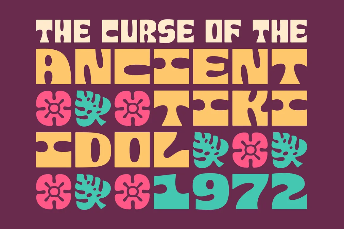 Easy Coast — Wood block font