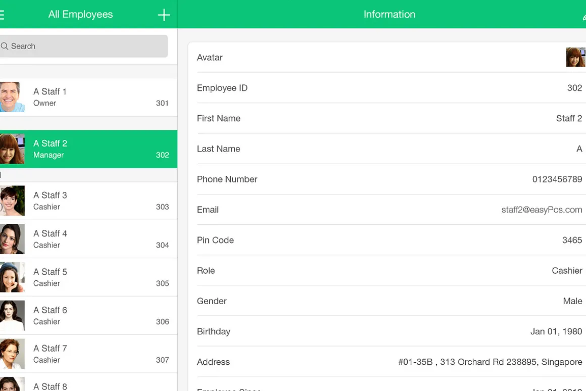 EasyPOS Touch Retails UI Graphic