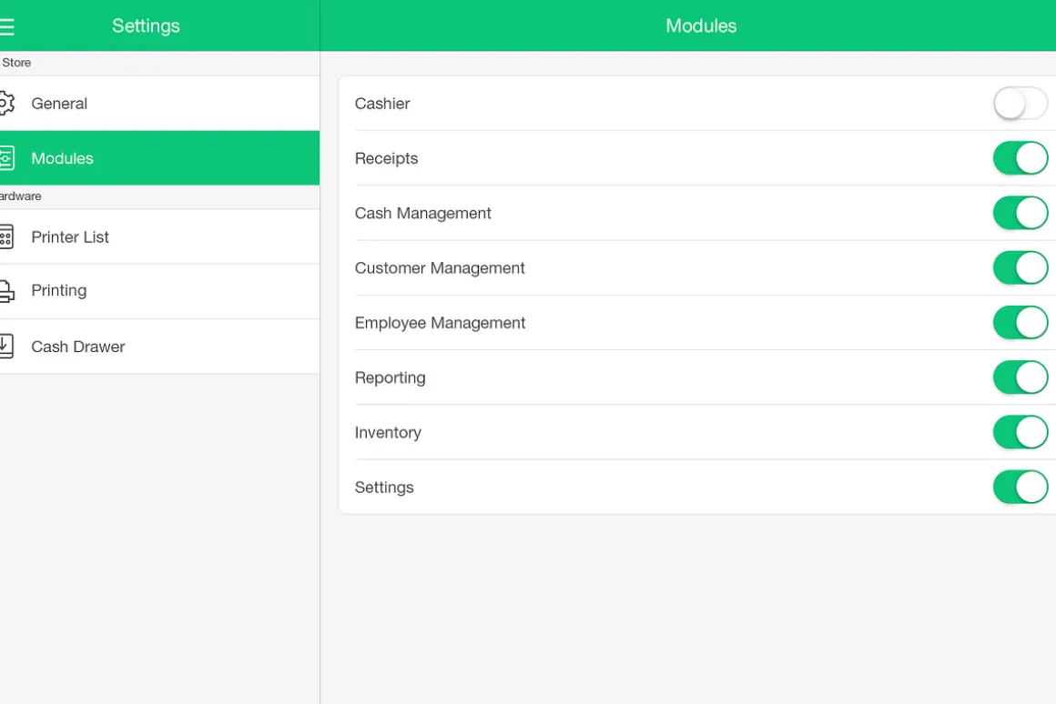 EasyPOS Touch Retails UI Graphic