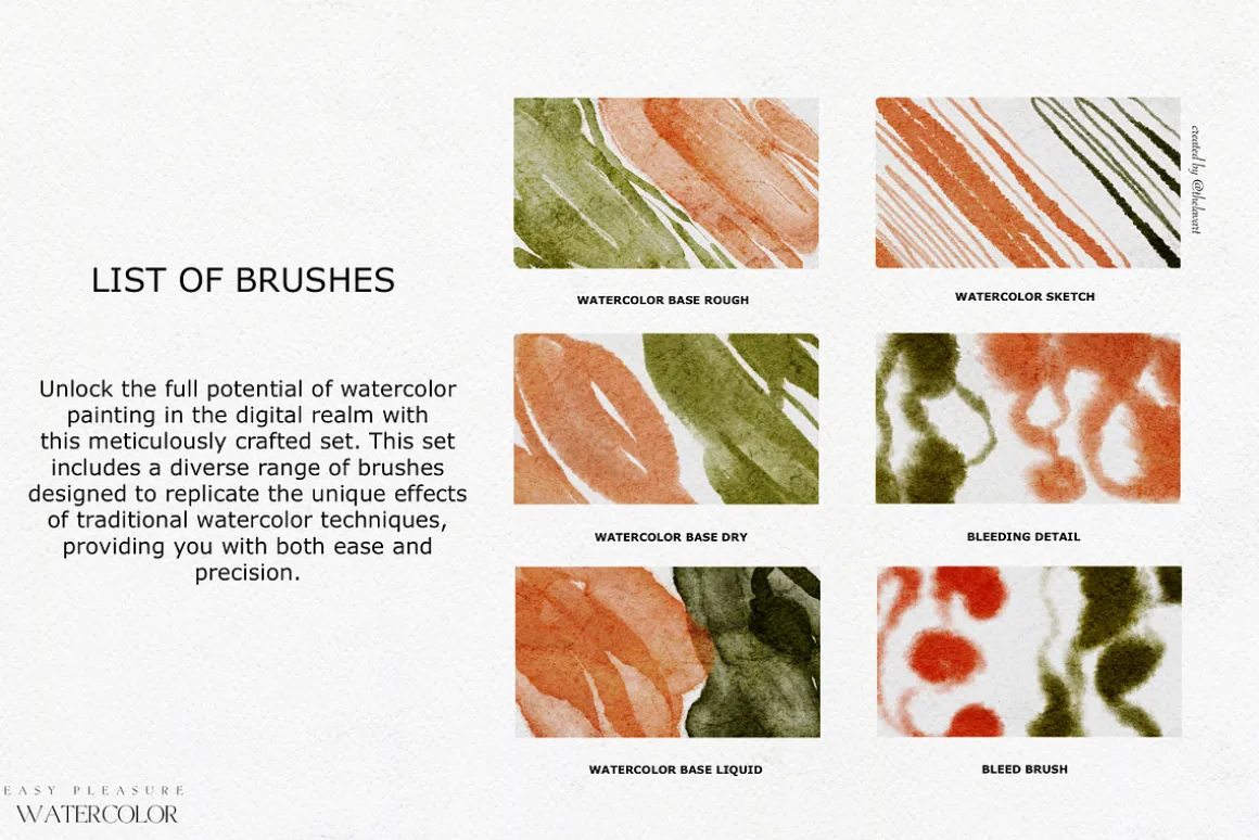Easy Watercolor Studio for Procreate
