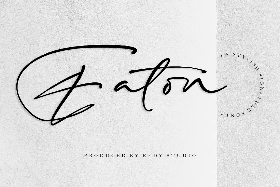Eaton – A Signature Font