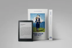 E-Book Reader Mockup & Book