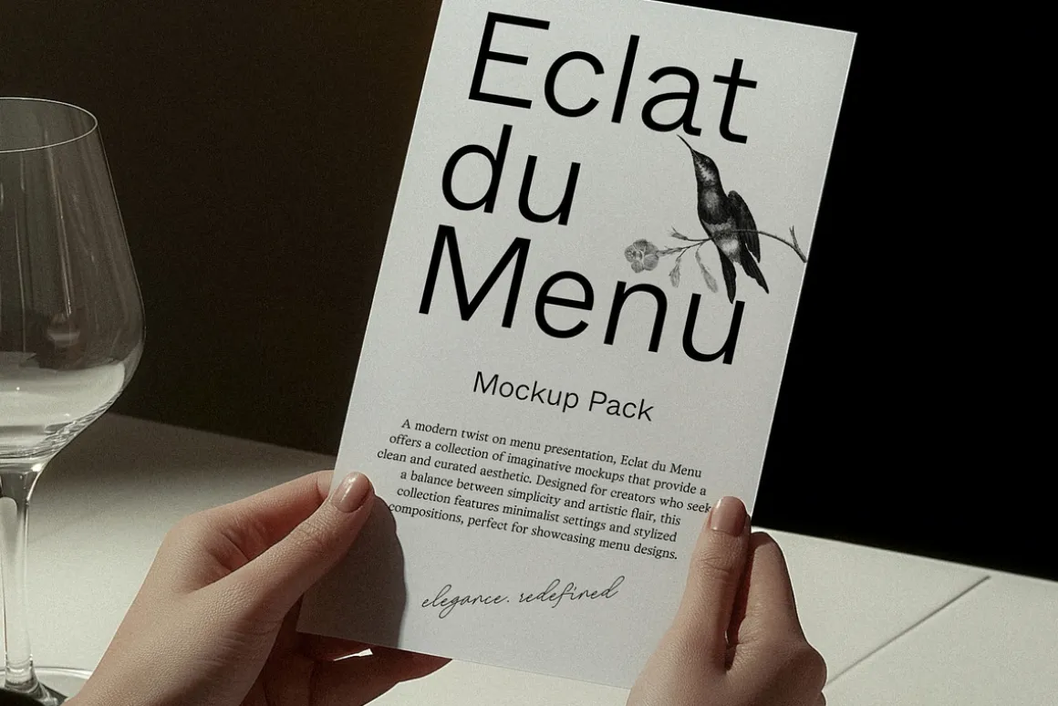 Eclat du Menu 01 : Menu for One
