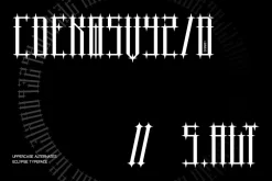 Eclypse Typeface