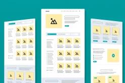 eCommerce Wireframe Landing Page