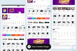 E Commerce Landing Page