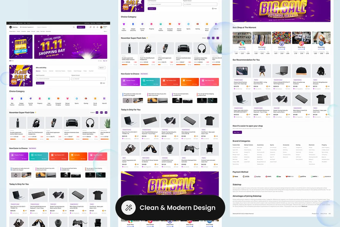 E Commerce Landing Page