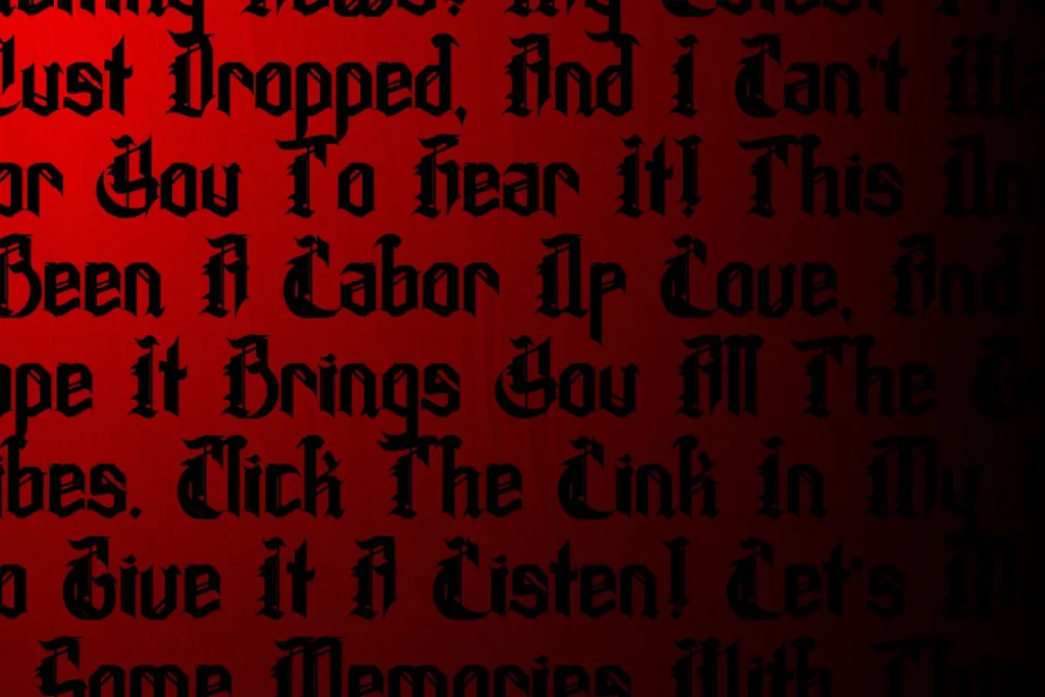 Ectagramz - Modern Blackletter Font