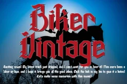 Ectagramz - Modern Blackletter Font