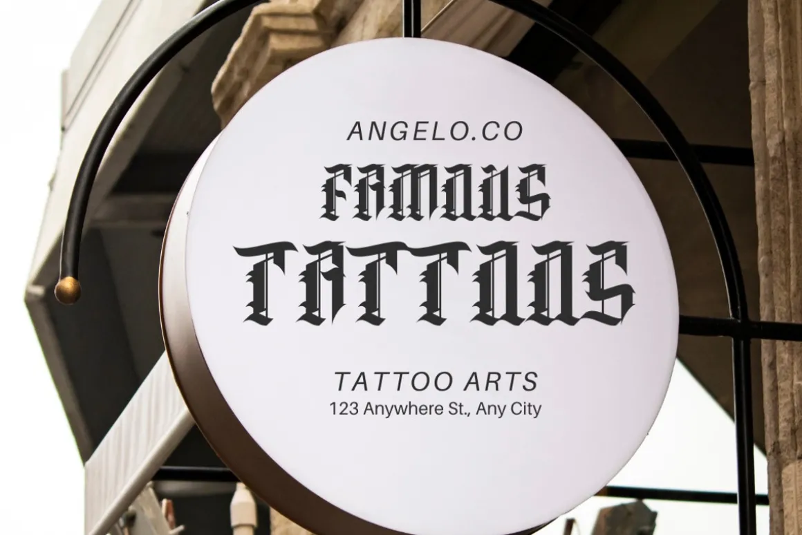 Ectagramz - Modern Blackletter Font