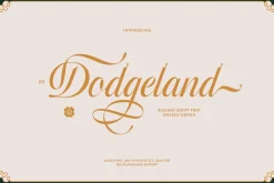 ED Dodgeland - Script Font