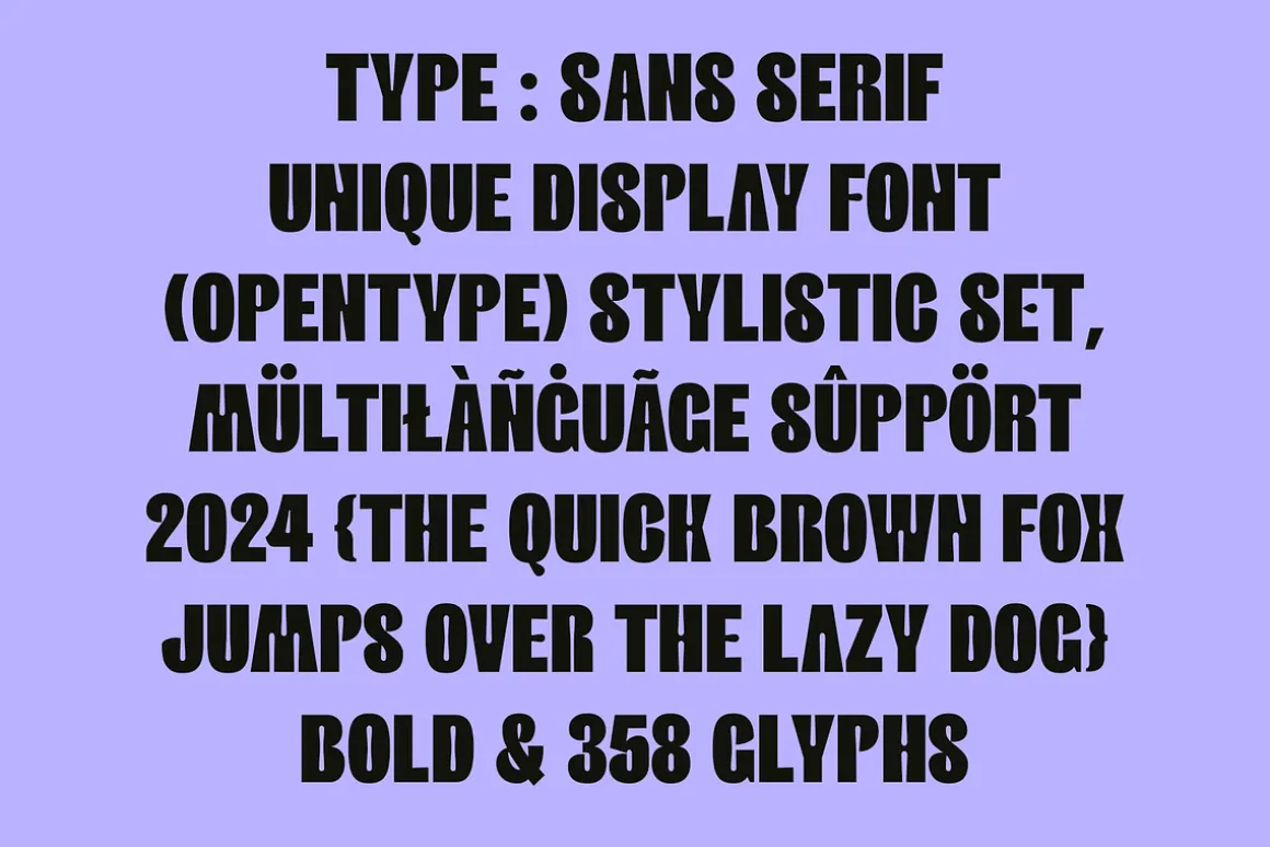 ED Aughris - Display Sans font
