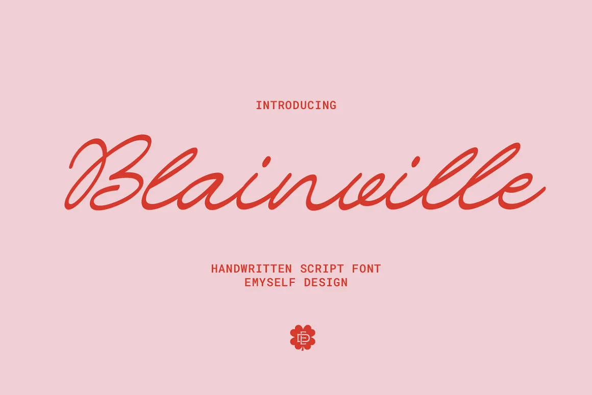 ED Blainville - Handwritten Script