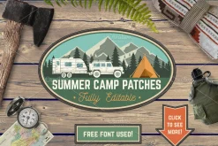 156 Editable Badges and Patches