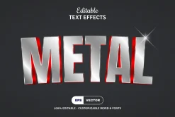 Editable Metal Text Effects