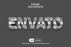 Editable Metal Text Effects