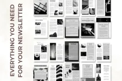 Editable Newsletter Canva Template