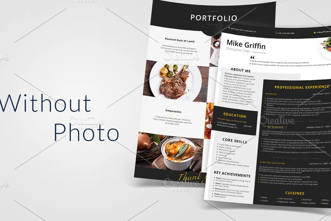 Editable Resume: Executive Chef