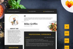 Editable Resume: Executive Chef