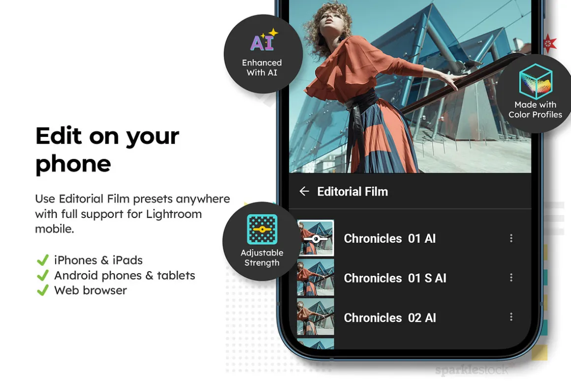 20 Editorial Film Lightroom Presets