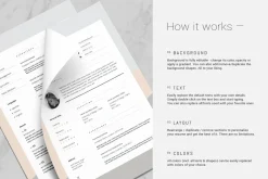 Editorial Resume Design / Nadia