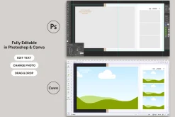 Editorial Senior Yearbook Template