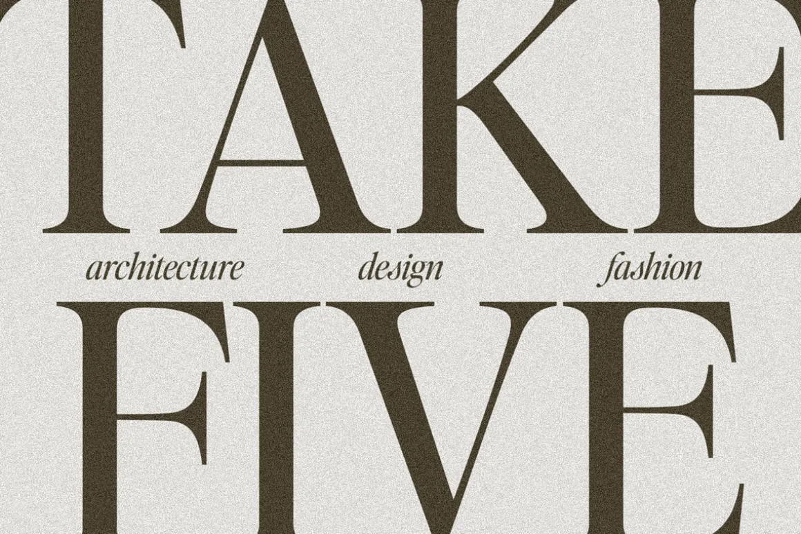 Editor's Note: Clean Editorial Serif