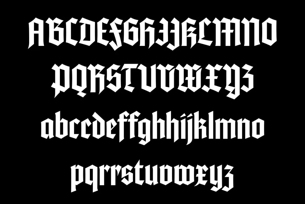 ED Smither - Blackletter typeface