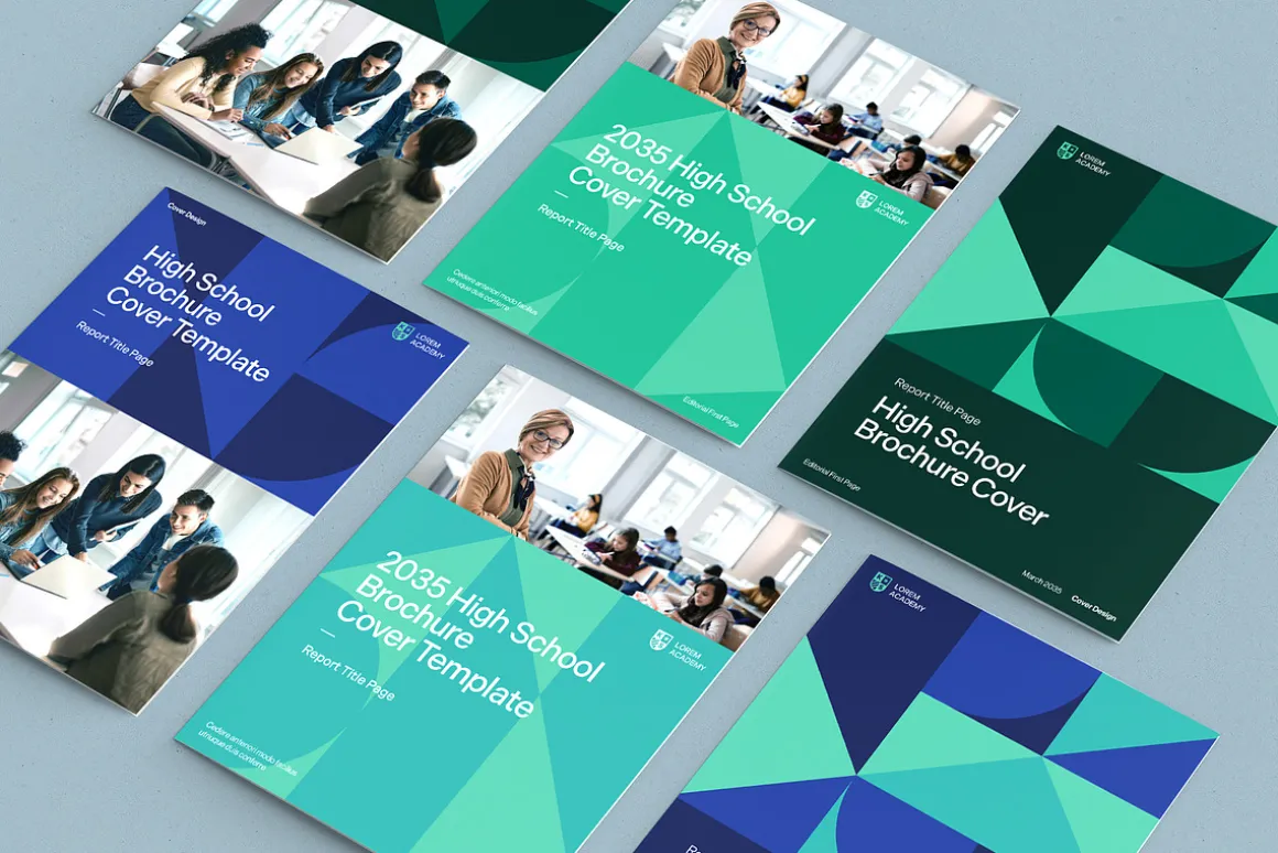 Education Brochure Cover Template