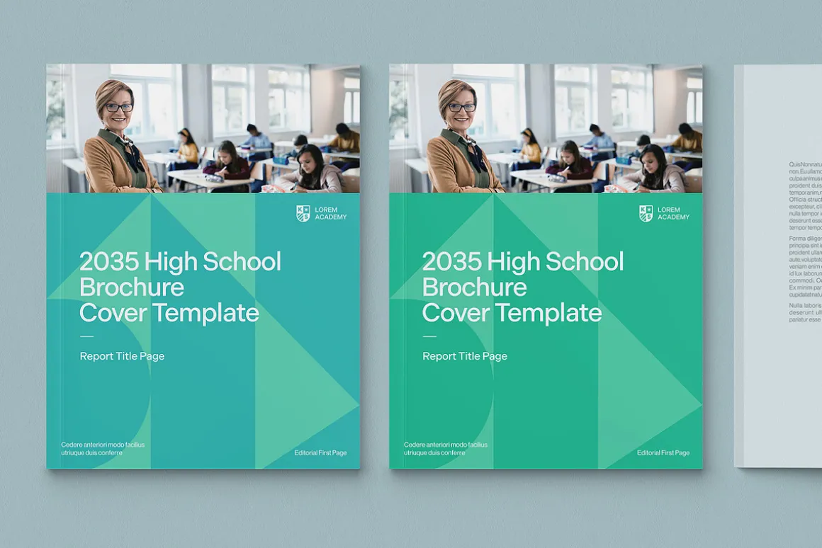 Education Brochure Cover Template