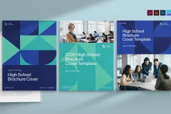 Education Brochure Cover Template