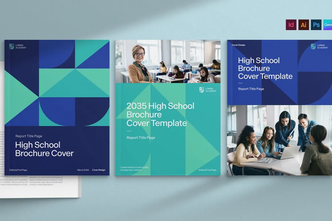 Education Brochure Cover Template