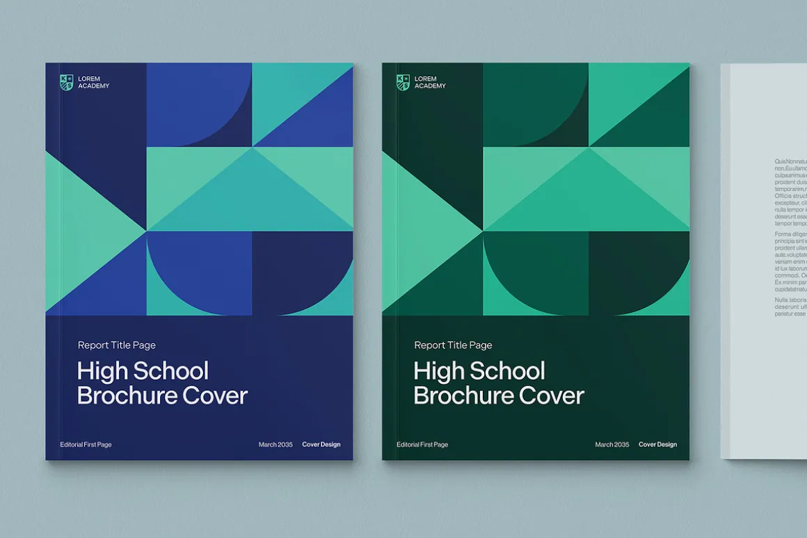Education Brochure Cover Template